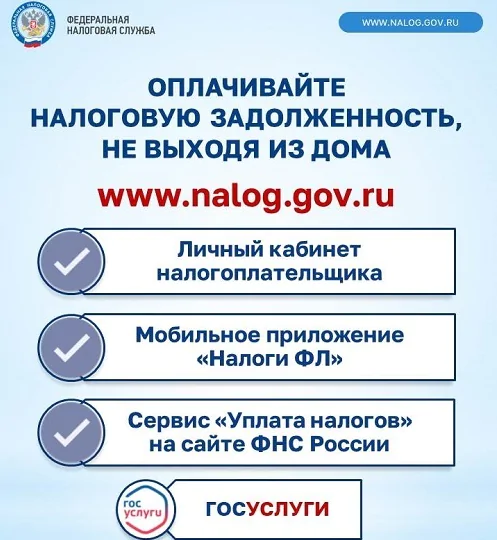 Погашение налоговой задолженности по имущественным налогам